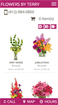 Mobile Screenshot of flowersbyterrypittsburgh.com