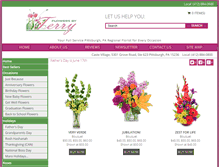 Tablet Screenshot of flowersbyterrypittsburgh.com